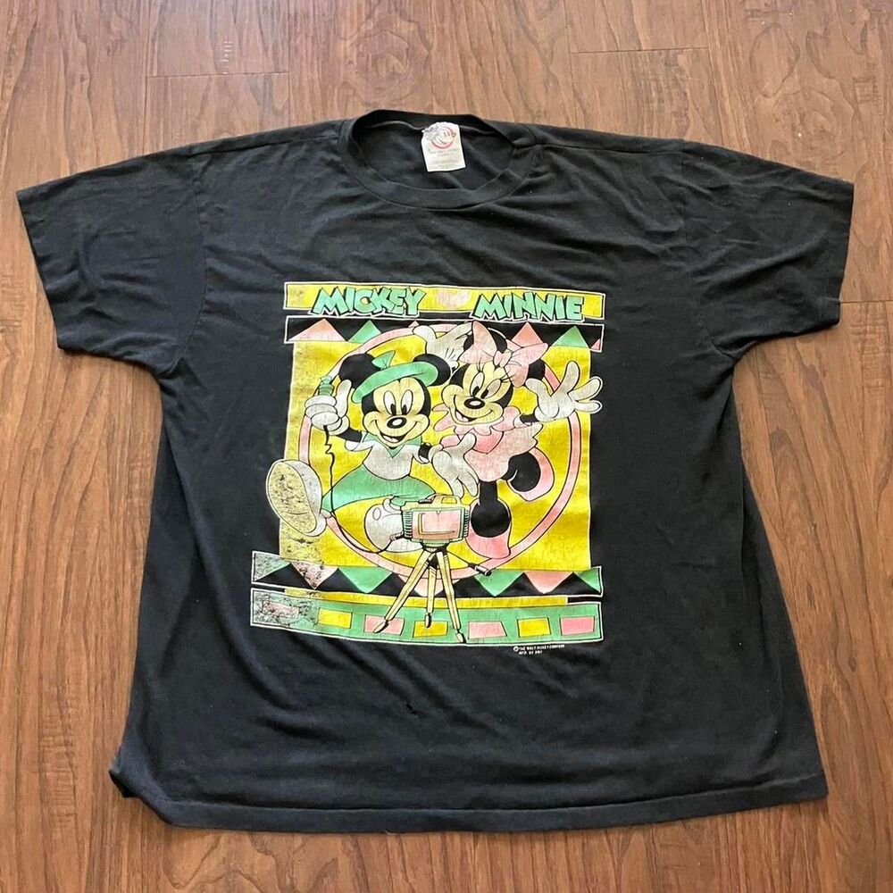 Disney Men's Black T-shirt